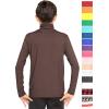 imageOh So Soft Boys Long Sleeve Poly Spandex TurtleneckBrown
