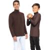 imageOh So Soft Boys Long Sleeve Poly Spandex TurtleneckBrown