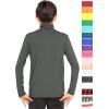 imageOh So Soft Boys Long Sleeve Poly Spandex TurtleneckCharcoal Gray