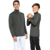 imageOh So Soft Boys Long Sleeve Poly Spandex TurtleneckCharcoal Gray