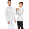 imageOh So Soft Boys Long Sleeve Poly Spandex TurtleneckHeather Gray