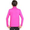 imageOh So Soft Boys Long Sleeve Poly Spandex TurtleneckNeon Hot Pink