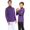 imageOh So Soft Boys Long Sleeve Poly Spandex TurtleneckPurple