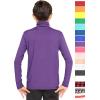 imageOh So Soft Boys Long Sleeve Poly Spandex TurtleneckPurple