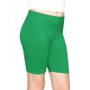imageSTRETCH IS COMFORT Girls Cotton Biker Shorts Kelly Green Small