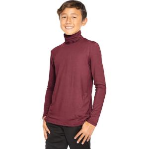 imageOh So Soft Boys Long Sleeve Poly Spandex TurtleneckBurgundy