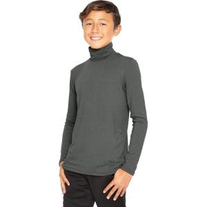 imageOh So Soft Boys Long Sleeve Poly Spandex TurtleneckCharcoal Gray