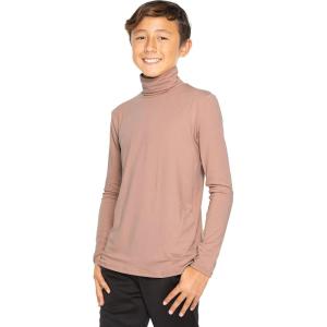 imageOh So Soft Boys Long Sleeve Poly Spandex TurtleneckMocha