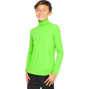 imageOh So Soft Boys Long Sleeve Poly Spandex TurtleneckNeon Lime