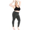 imageOh So Soft Womens Plus Size Knee Length and Full Length Leggings  XLarge  7XCharcoal Gray