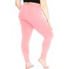 imageOh So Soft Womens Plus Size Knee Length and Full Length Leggings  XLarge  7XLight Pink