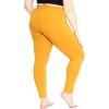 imageOh So Soft Womens Plus Size Knee Length and Full Length Leggings  XLarge  7XMustard Yellow