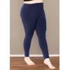 imageOh So Soft Womens Plus Size Knee Length and Full Length Leggings  XLarge  7XNavy Blue