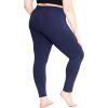 imageOh So Soft Womens Plus Size Knee Length and Full Length Leggings  XLarge  7XNavy Blue