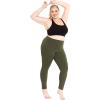 imageOh So Soft Womens Plus Size Knee Length and Full Length Leggings  XLarge  7XOlive Green