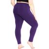 imageOh So Soft Womens Plus Size Knee Length and Full Length Leggings  XLarge  7XPurple