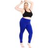 imageOh So Soft Womens Plus Size Knee Length and Full Length Leggings  XLarge  7XRoyal Blue
