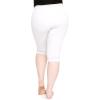 imageOh So Soft Womens Plus Size Knee Length and Full Length Leggings  XLarge  7XWhite