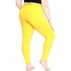 imageOh So Soft Womens Plus Size Knee Length and Full Length Leggings  XLarge  7XYellow