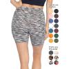 imageSTRETCH IS COMFORT Biker Shorts for Women  Womens Athletic Workout Shorts  Cotton  Small  5XBlack Spacedye