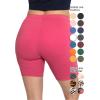 imageSTRETCH IS COMFORT Biker Shorts for Women  Womens Athletic Workout Shorts  Cotton  Small  5XHot Pink