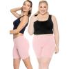 imageSTRETCH IS COMFORT Biker Shorts for Women  Womens Athletic Workout Shorts  Cotton  Small  5XLight Pink
