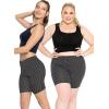 imageSTRETCH IS COMFORT Biker Shorts for Women  Womens Athletic Workout Shorts  Cotton  Small  5XPolka Dot