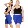 imageSTRETCH IS COMFORT Biker Shorts for Women  Womens Athletic Workout Shorts  Cotton  Small  5XRoyal Blue