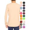 imageSTRETCH IS COMFORT Boys and Mens Oh So Soft Long Sleeve Top  Youth SAdult 3XBeige