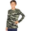 imageSTRETCH IS COMFORT Boys and Mens Oh So Soft Long Sleeve Top  Youth SAdult 3XGreen Camo