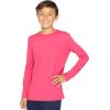 imageSTRETCH IS COMFORT Boys and Mens Oh So Soft Long Sleeve Top  Youth SAdult 3XHot Pink