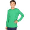 imageSTRETCH IS COMFORT Boys and Mens Oh So Soft Long Sleeve Top  Youth SAdult 3XKelly Green