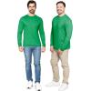 imageSTRETCH IS COMFORT Boys and Mens Oh So Soft Long Sleeve Top  Youth SAdult 3XKelly Green