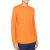 imageSTRETCH IS COMFORT Boys and Mens Oh So Soft Long Sleeve Top  Youth SAdult 3XOrange