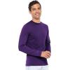 imageSTRETCH IS COMFORT Boys and Mens Oh So Soft Long Sleeve Top  Youth SAdult 3XPurple