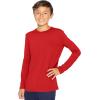 imageSTRETCH IS COMFORT Boys and Mens Oh So Soft Long Sleeve Top  Youth SAdult 3XRed