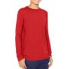 imageSTRETCH IS COMFORT Boys and Mens Oh So Soft Long Sleeve Top  Youth SAdult 3XRed