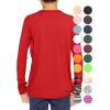 imageSTRETCH IS COMFORT Boys and Mens Oh So Soft Long Sleeve Top  Youth SAdult 3XRed