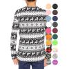 imageSTRETCH IS COMFORT Boys and Mens Oh So Soft Long Sleeve Top  Youth SAdult 3XReindeer