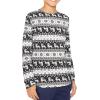 imageSTRETCH IS COMFORT Boys and Mens Oh So Soft Long Sleeve Top  Youth SAdult 3XReindeer