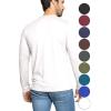 imageSTRETCH IS COMFORT Boys and Mens Oh So Soft Long Sleeve Top  Youth SAdult 3XReindeer