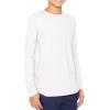 imageSTRETCH IS COMFORT Boys and Mens Oh So Soft Long Sleeve Top  Youth SAdult 3XWhite