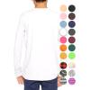 imageSTRETCH IS COMFORT Boys and Mens Oh So Soft Long Sleeve Top  Youth SAdult 3XWhite