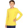imageSTRETCH IS COMFORT Boys and Mens Oh So Soft Long Sleeve Top  Youth SAdult 3XYellow