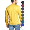 imageSTRETCH IS COMFORT Boys and Mens Oh So Soft Long Sleeve Top  Youth SAdult 3XYellow