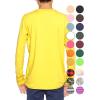 imageSTRETCH IS COMFORT Boys and Mens Oh So Soft Long Sleeve Top  Youth SAdult 3XYellow
