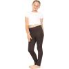 imageSTRETCH IS COMFORT Girls Cotton Footless Leggings  Stretchy  Size 216Brown Fleece