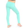 imageSTRETCH IS COMFORT Girls Cotton Footless Leggings  Stretchy  Size 216Mint