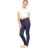 imageSTRETCH IS COMFORT Girls Cotton Footless Leggings  Stretchy  Size 216Navy Fleece