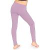 imageSTRETCH IS COMFORT Girls Cotton Footless Leggings  Stretchy  Size 216Orchid Purple